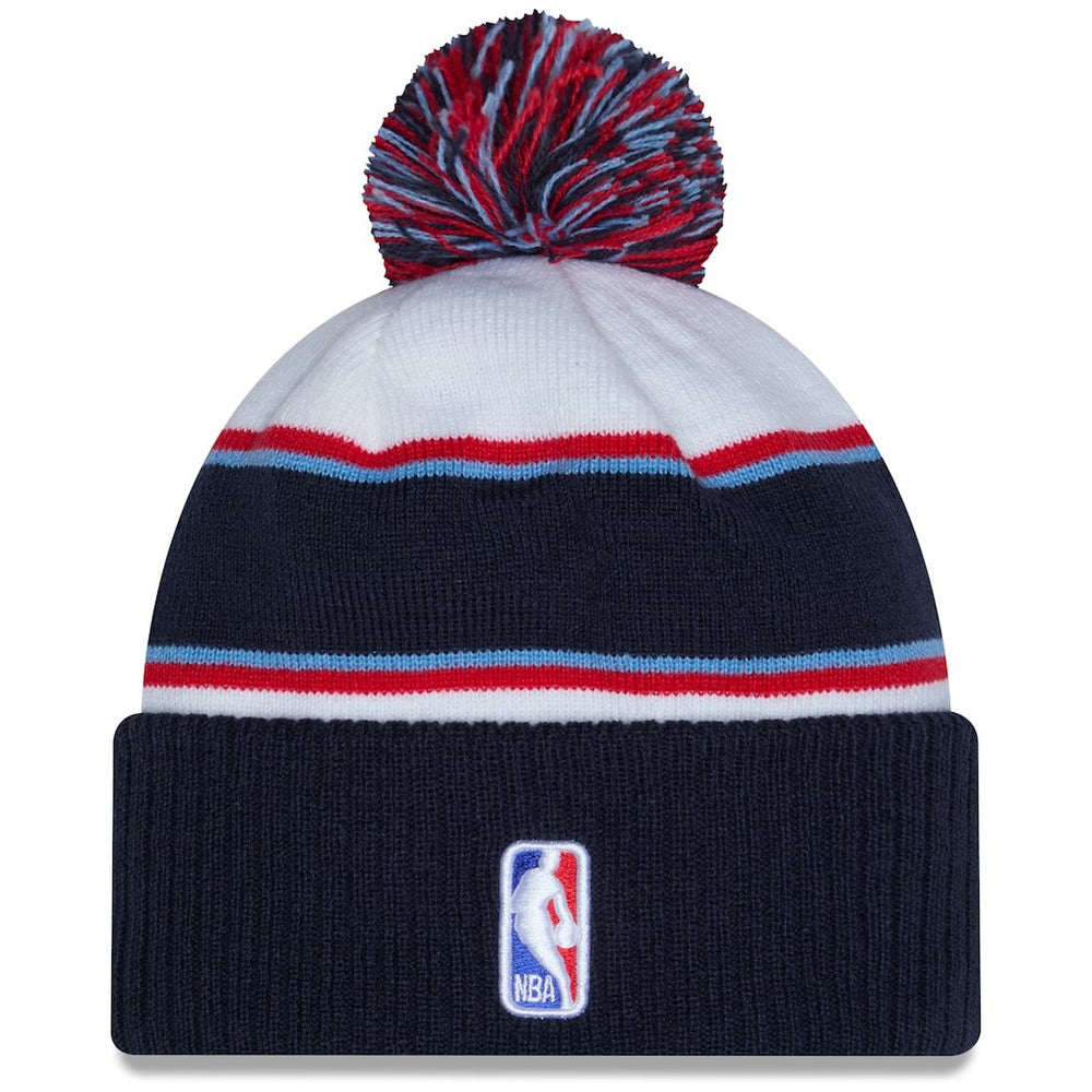 New Era -  2026 NBA All-Star Game Cuffed Knit Hat with Pom - White/Navy