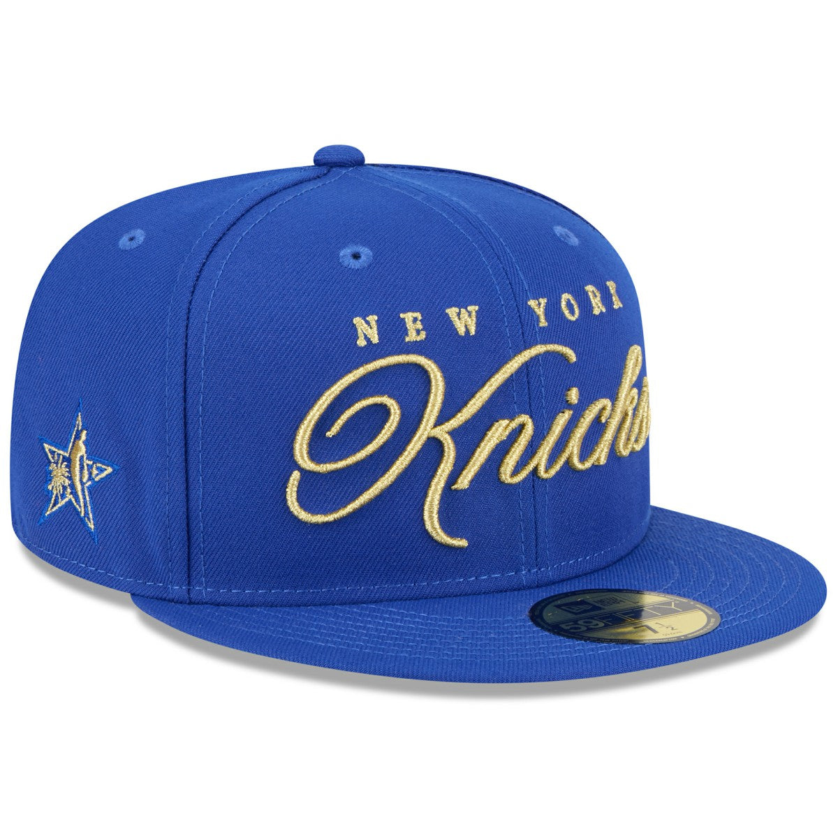 New Era - New York Knicks 2026 NBA All-Star Game Script 59FIFTY Fitted Hat - Blue