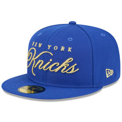 New Era - New York Knicks 2026 NBA All-Star Game Script 59FIFTY Fitted Hat - Blue
