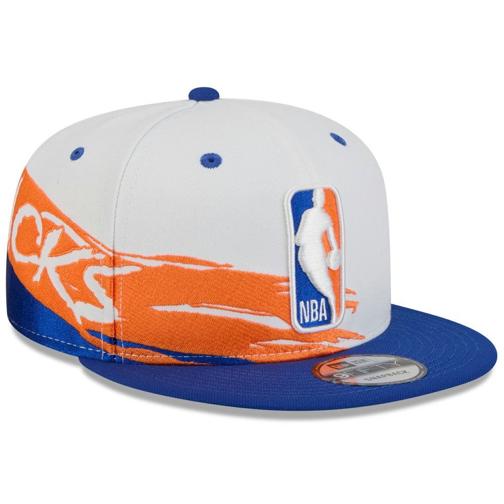 New Era - New York Knicks 2026 NBA All-Star Game Brushstroke 9FIFTY Snapback Hat - White/Blue