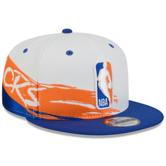 New Era - New York Knicks 2026 NBA All-Star Game Brushstroke 9FIFTY Snapback Hat - White/Blue