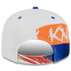 New Era - New York Knicks 2026 NBA All-Star Game Brushstroke 9FIFTY Snapback Hat - White/Blue