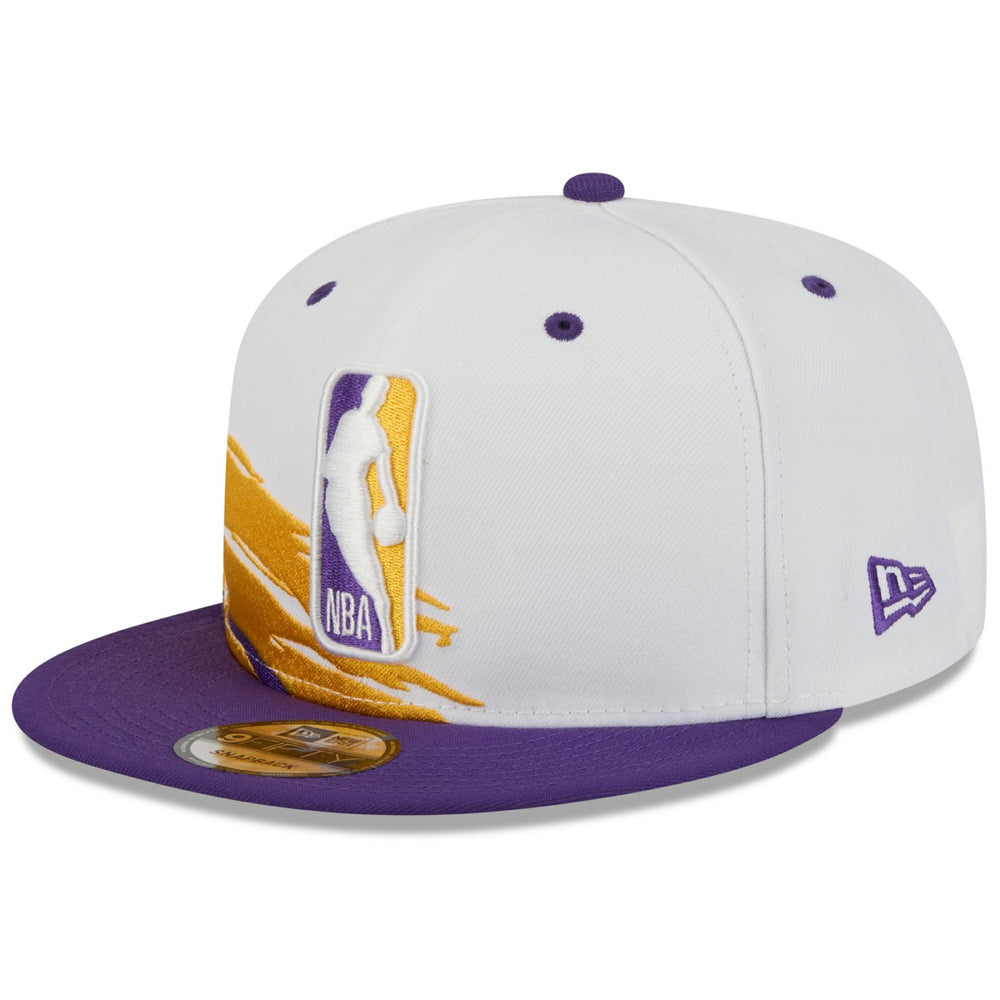 New Era - Los Angeles Lakers 2026 NBA All-Star Game Brushstroke 9FIFTY Snapback Hat - White/Purple