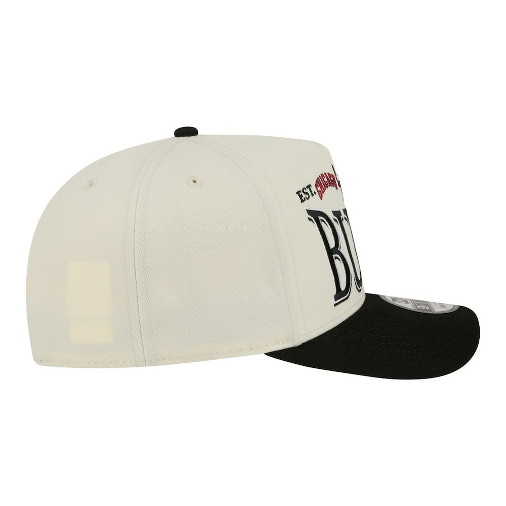 New Era - Chicago Bulls Stretched 2-Tone A-Frame 9FIFTY Adjustable Hat - Cream/Black