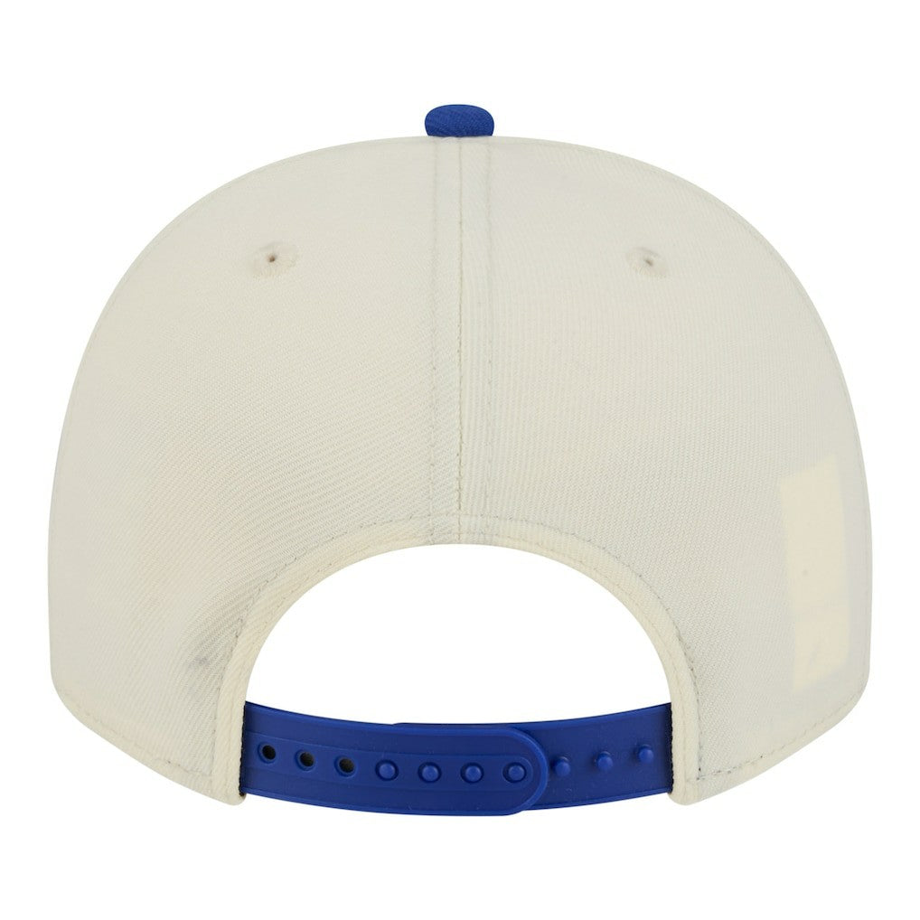 New Era - Golden State Warriors Stretched 2-Tone A-Frame 9FIFTY Adjustable Hat - Cream/Royal