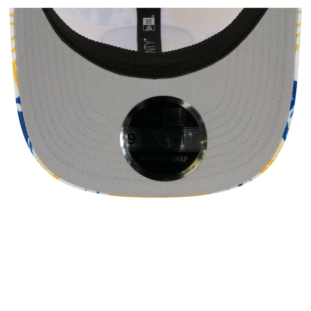 New Era - Golden State Warriors Fan Pack Tropical Pattern 9SEVENTY Adjustable Hat - White