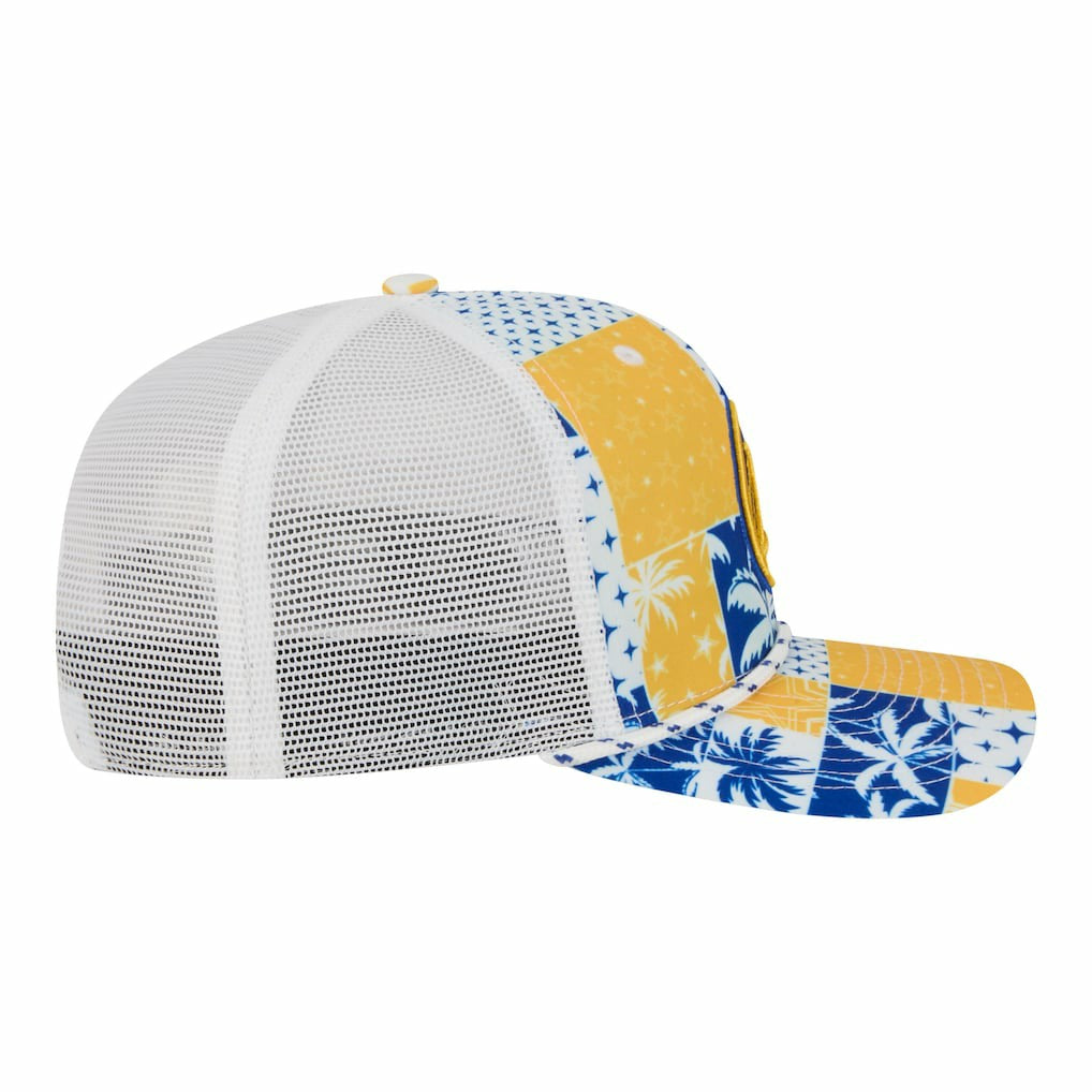 New Era - Golden State Warriors Fan Pack Tropical Pattern 9SEVENTY Adjustable Hat - White