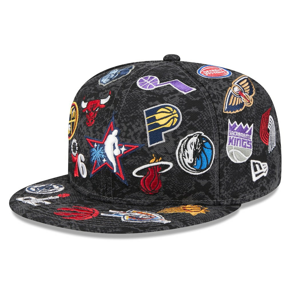 New Era - 2026 NBA All-Star Game Allover Logos 59FIFTY Fitted Hat - Black