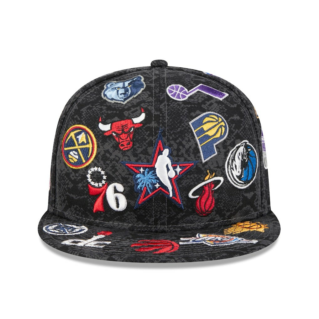 New Era - 2026 NBA All-Star Game Allover Logos 59FIFTY Fitted Hat - Black