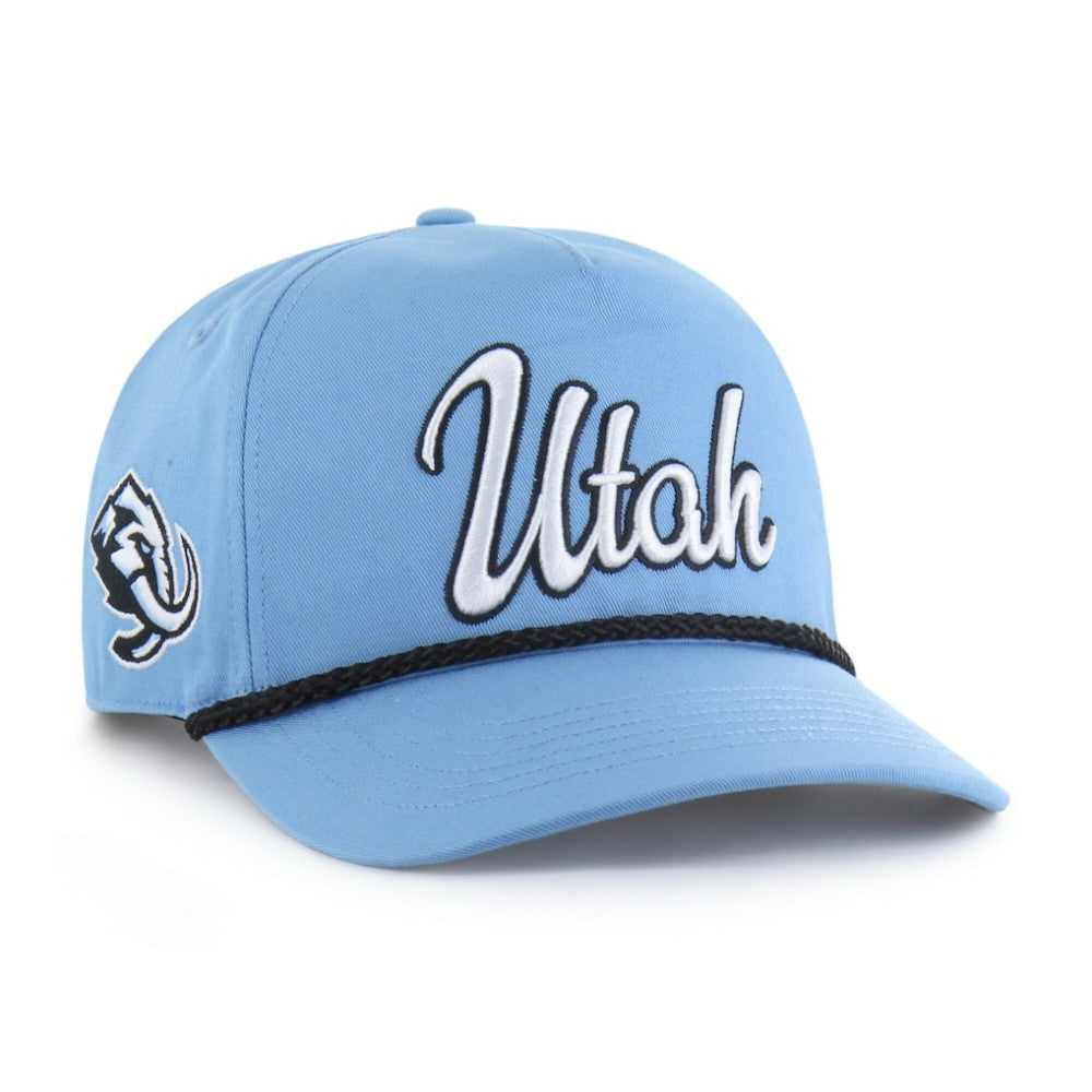 Utah Mammoth - '47 Overhand Logo Side Patch Adjustable Hitch Hat Light Blue