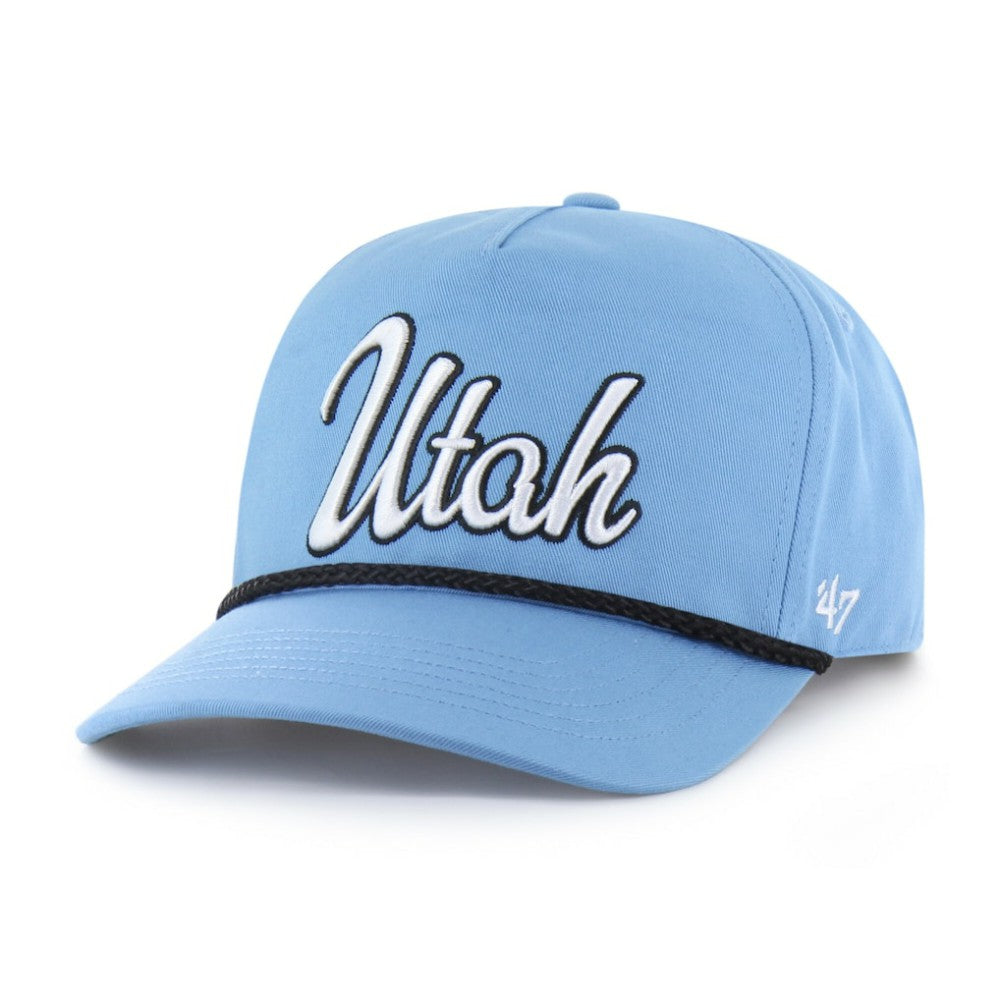 Utah Mammoth - '47 Overhand Logo Side Patch Adjustable Hitch Hat Light Blue