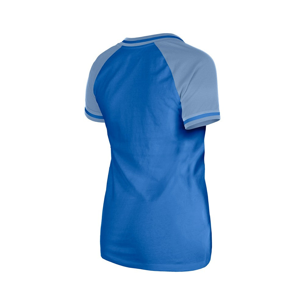 Kansas City Royals New Era Women's Gameday V-Neck T-Shirt Lifestyle