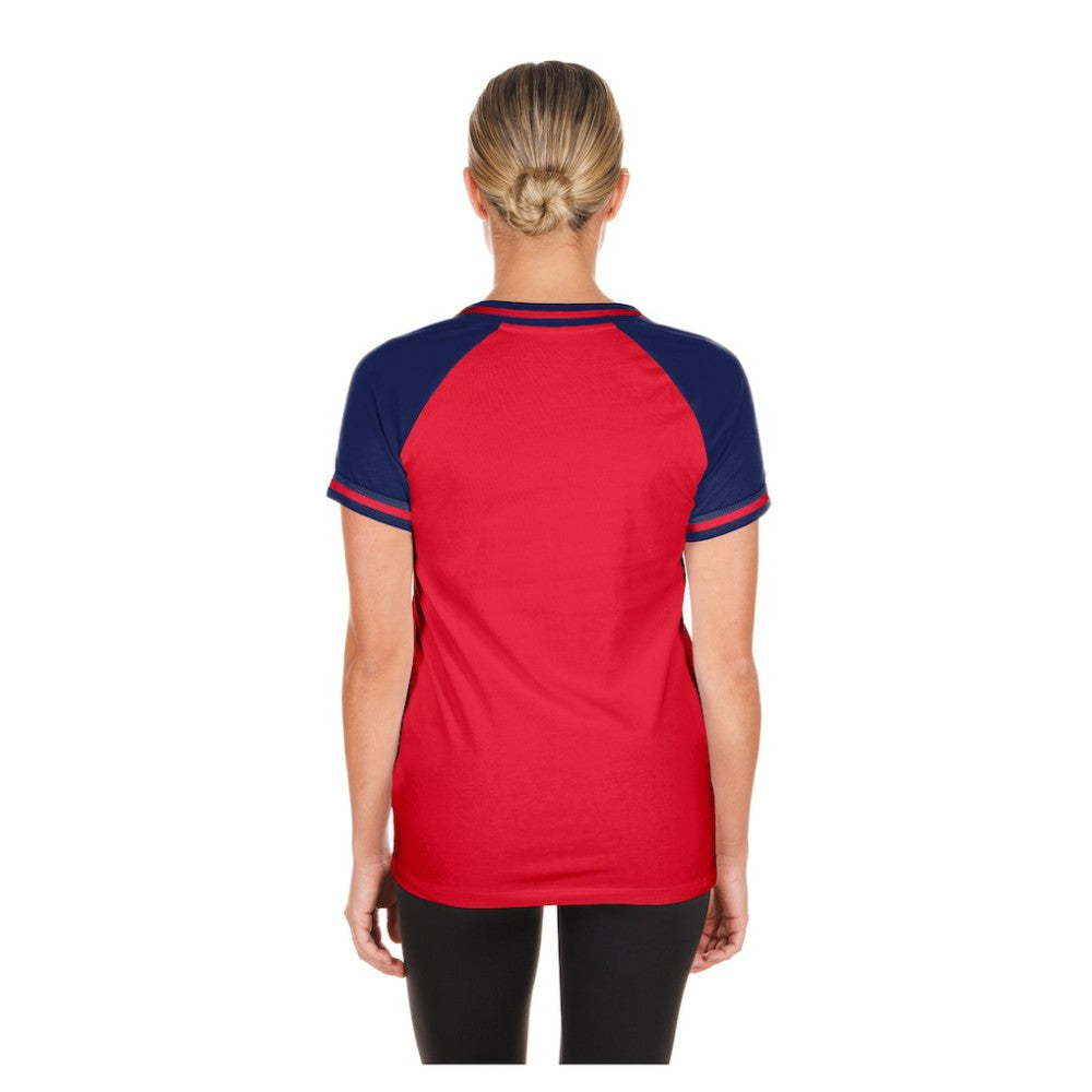 Philadelphia Phillies New Era Women's Gameday V-Neck T-Shirt discount