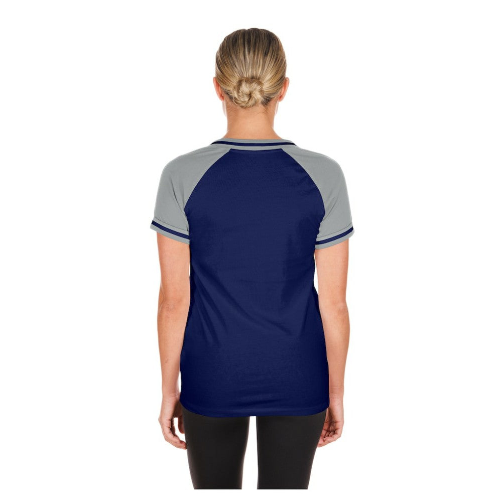 Los Angeles Dodgers New Era Women's Gameday V-Neck T-Shirt for sale
