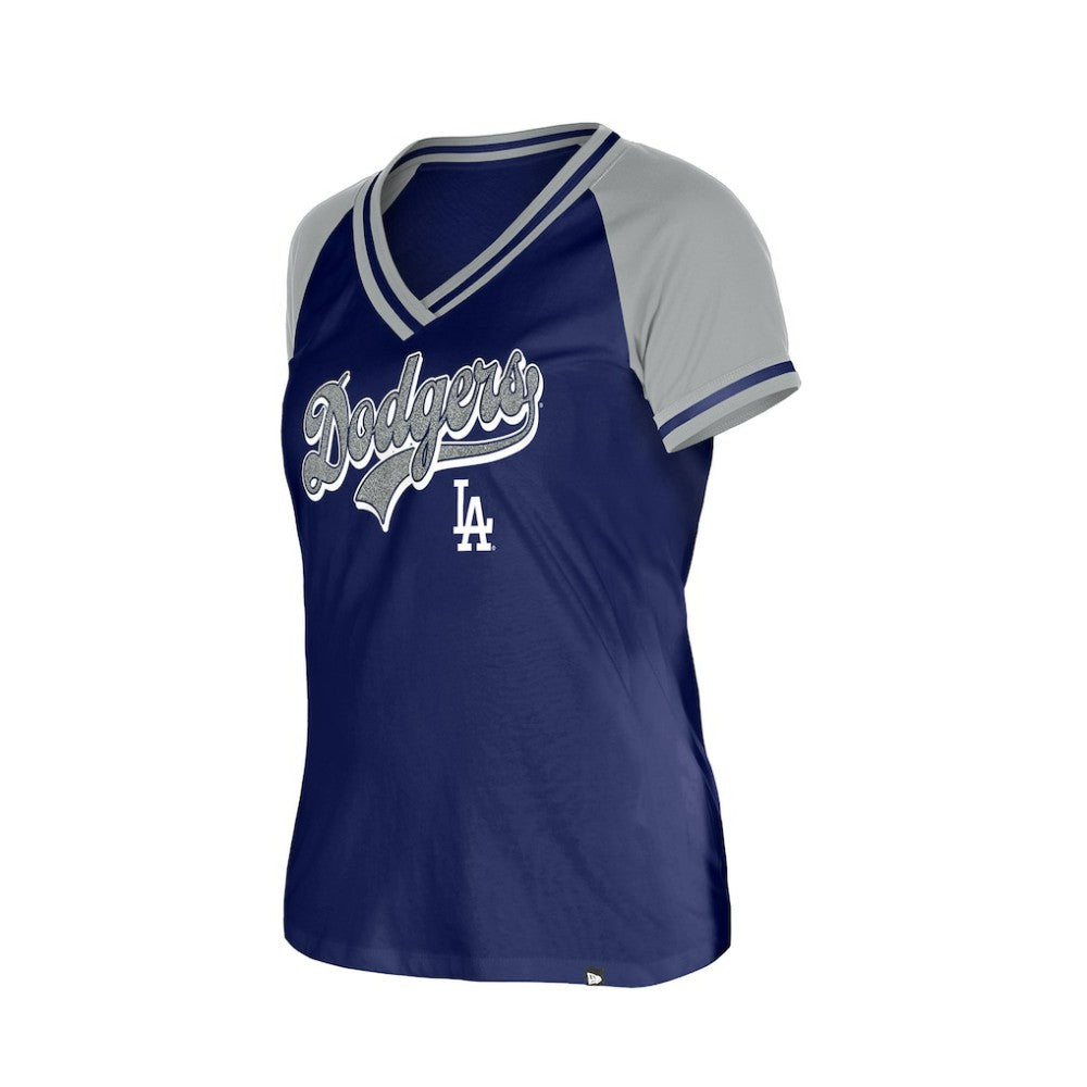 Los Angeles Dodgers New Era Women's Gameday V-Neck T-Shirt for sale