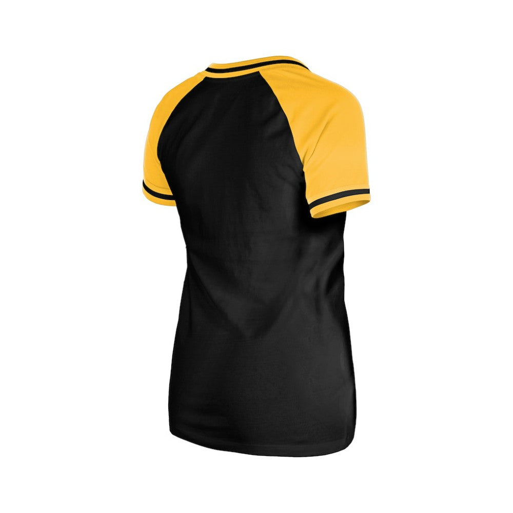 Pittsburgh Pirates New Era Women's Gameday V-Neck T-Shirt for sale