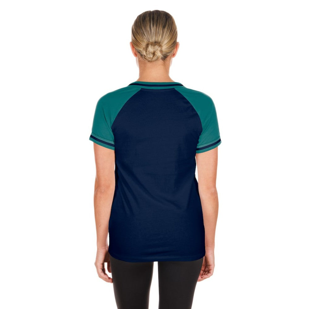 Seattle Mariners New Era Women's Gameday V-Neck T-Shirt Clearance