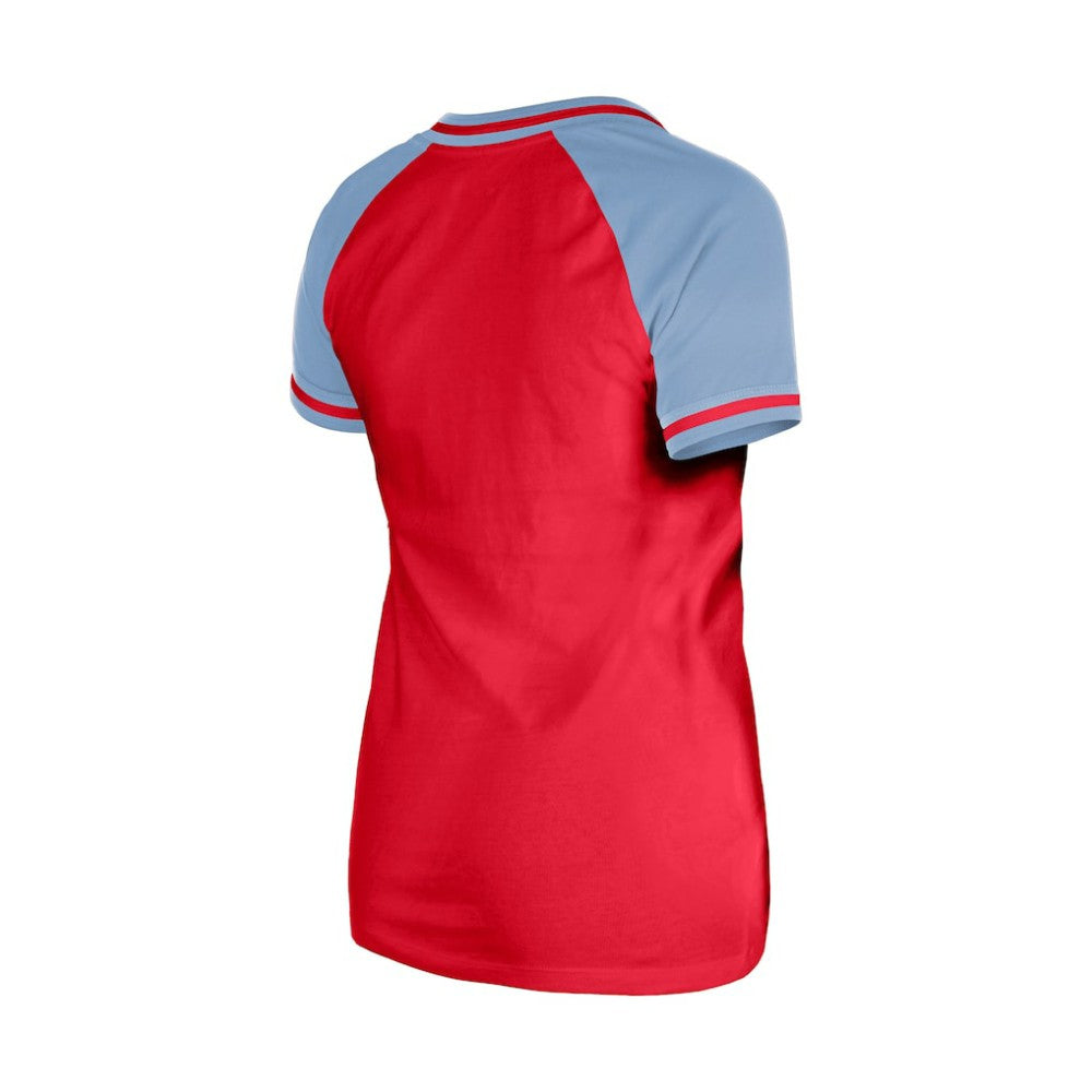 Texas Rangers New Era Women's Gameday V-Neck T-Shirt for sale