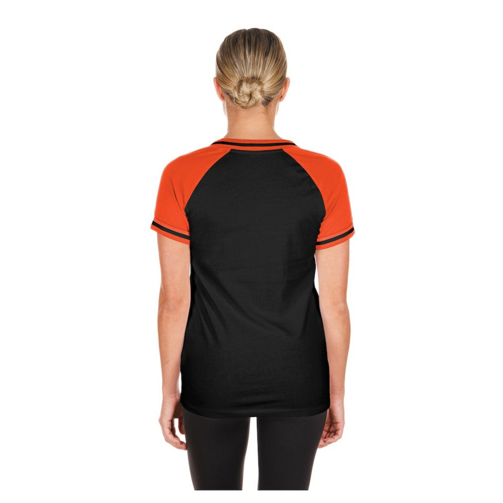 San Francisco Giants New Era Women's Gameday V-Neck T-Shirt Clearance
