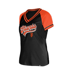 San Francisco Giants New Era Women's Gameday V-Neck T-Shirt Clearance