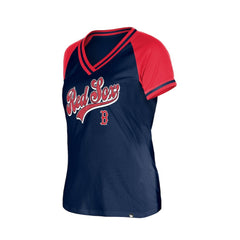 Boston Red Sox New Era Women's Gameday V-Neck T-Shirt Sale
