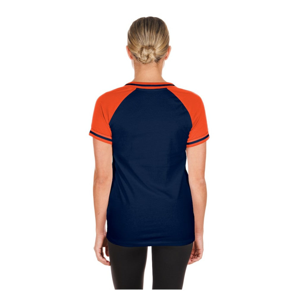 Detroit Tigers New Era Women's Gameday V-Neck T-Shirt Sale