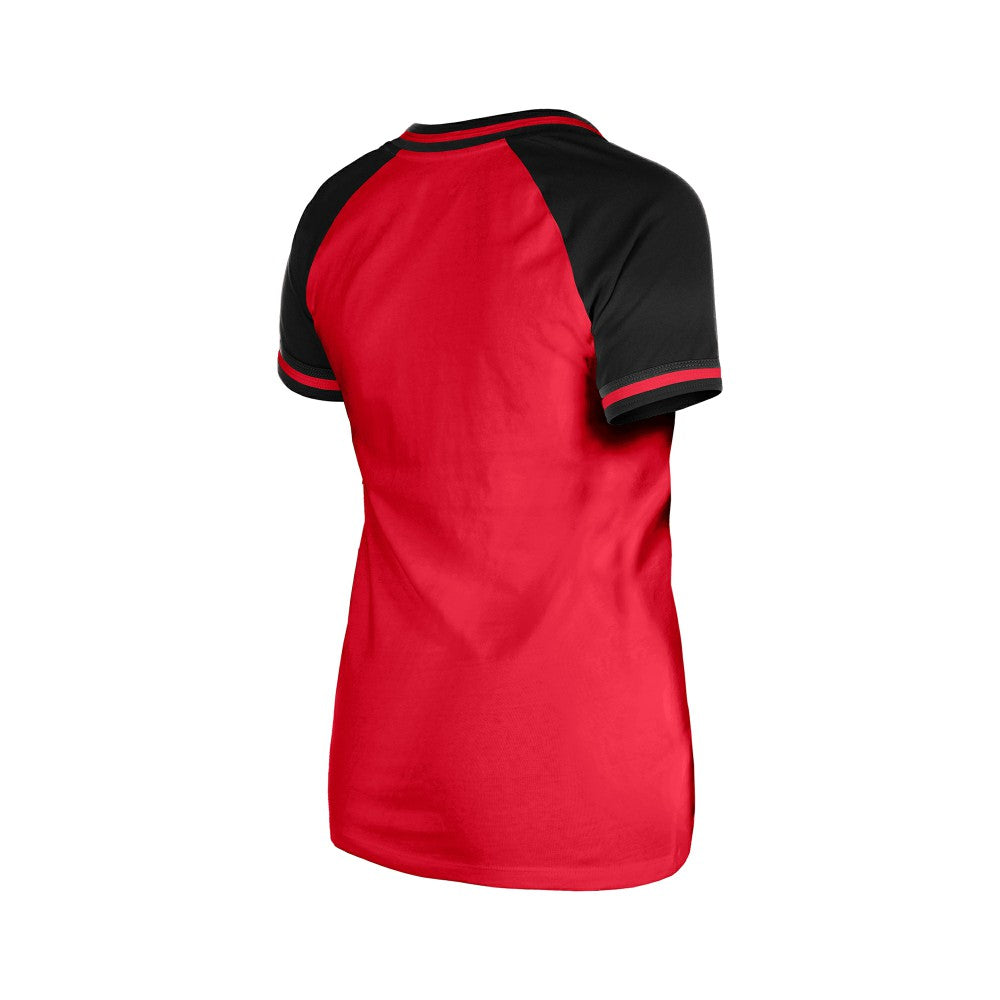 Cincinnati Reds New Era Women's Gameday V-Neck T-Shirt Sale