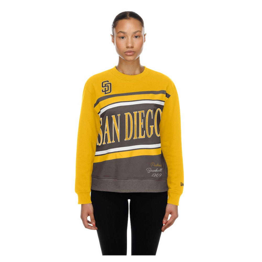 San Diego Padres New Era Women's Gameday Fleece Sweatshirt Lifestyle