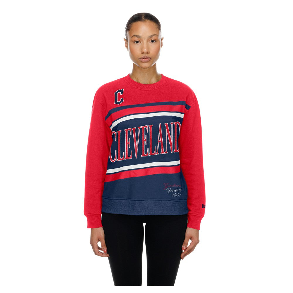 Cleveland Guardians New Era Women's Gameday Fleece Sweatshirt Clearance
