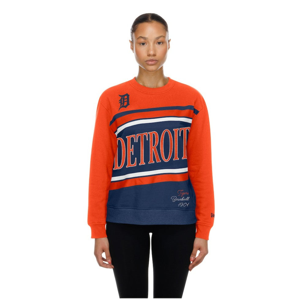 Detroit Tigers New Era Women's Gameday Fleece Sweatshirt Clearance
