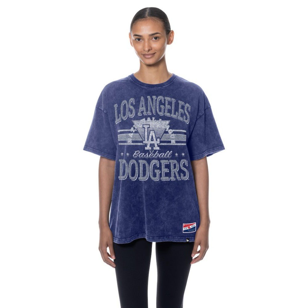 Los Angeles Dodgers New Era Women's Oversized Boyfriend T-Shirt Near Me