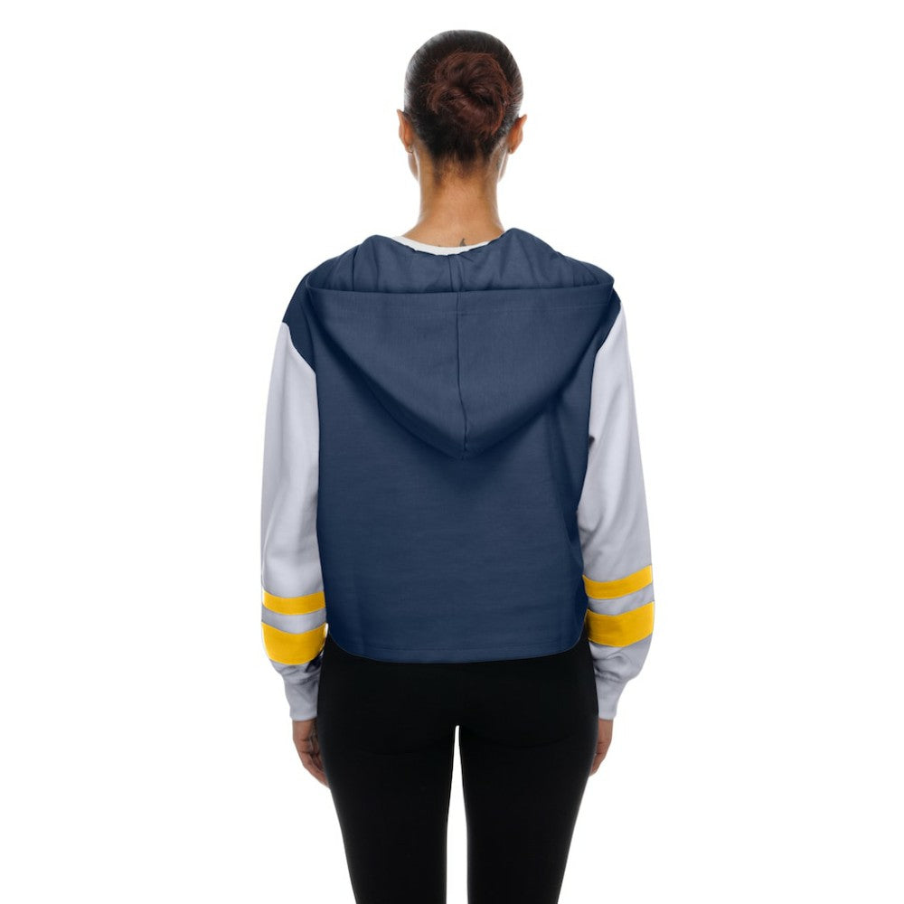 Milwaukee Brewers New Era Women's Boxy Lace-Up Hoodie Online