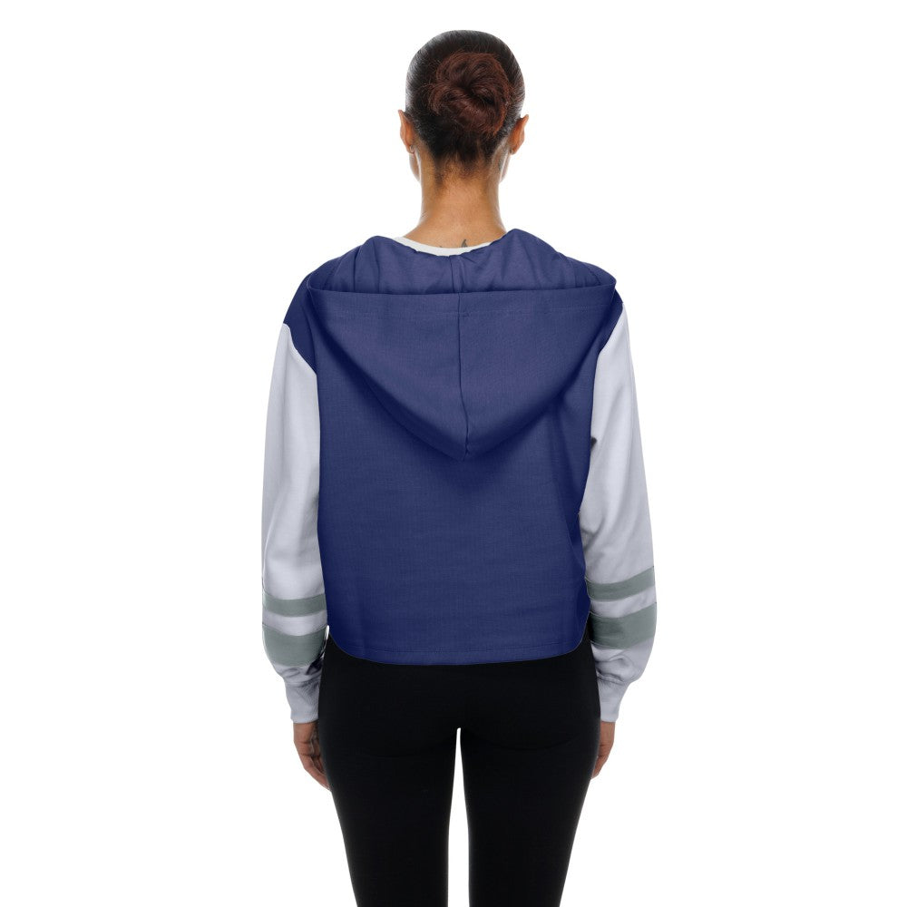 Los Angeles Dodgers New Era Women's Boxy Lace-Up Hoodie Sale