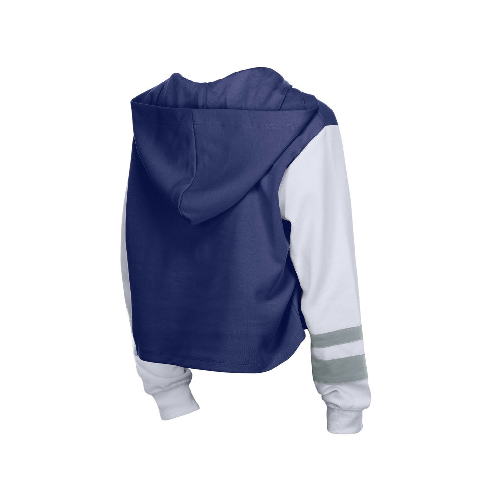 Los Angeles Dodgers New Era Women's Boxy Lace-Up Hoodie Sale