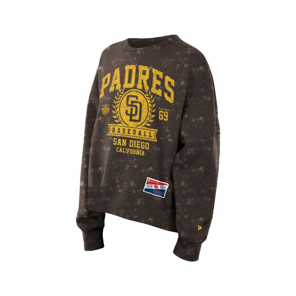 San Diego Padres New Era Women's Throwback Oversized Boxy Sweatshirt Online