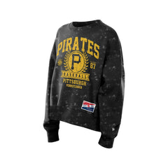 Pittsburgh Pirates New Era Women's Throwback Oversized Boxy Sweatshirt Sale
