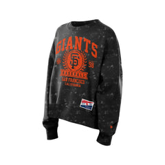 San Francisco Giants New Era Women's Throwback Oversized Boxy Sweatshirt On Sale