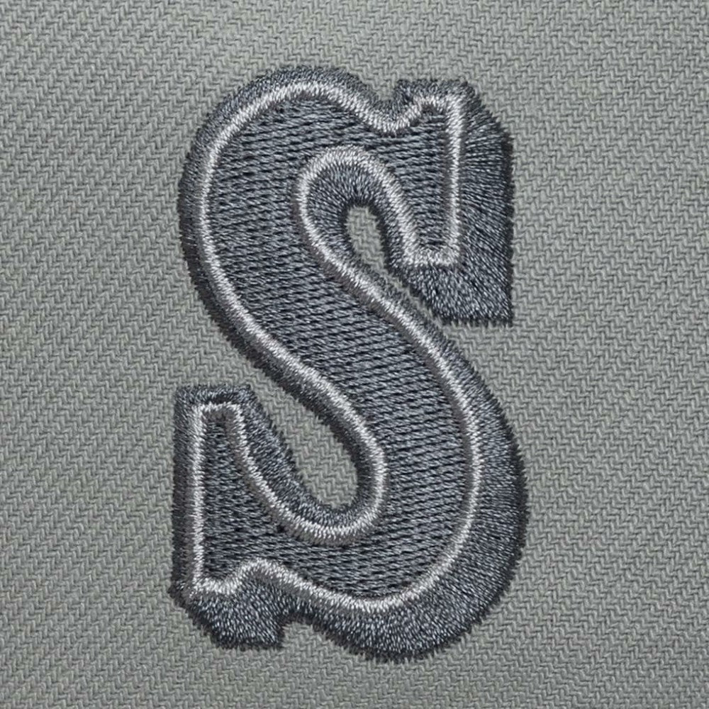 Seattle Mariners Mitchell & Ness Cooperstown Thunderstorm Head Coach Pro-Crown Adjustable Hat discount