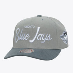 Toronto Blue Jays Mitchell & Ness Cooperstown Thunderstorm Head Coach Pro-Crown Adjustable Hat Clearance