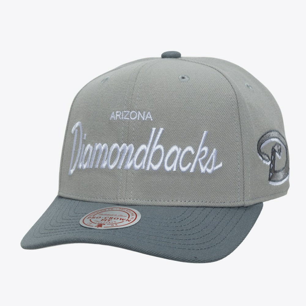 Arizona Diamondbacks Mitchell & Ness Cooperstown Thunderstorm Head Coach Pro-Crown Adjustable Hat Sale