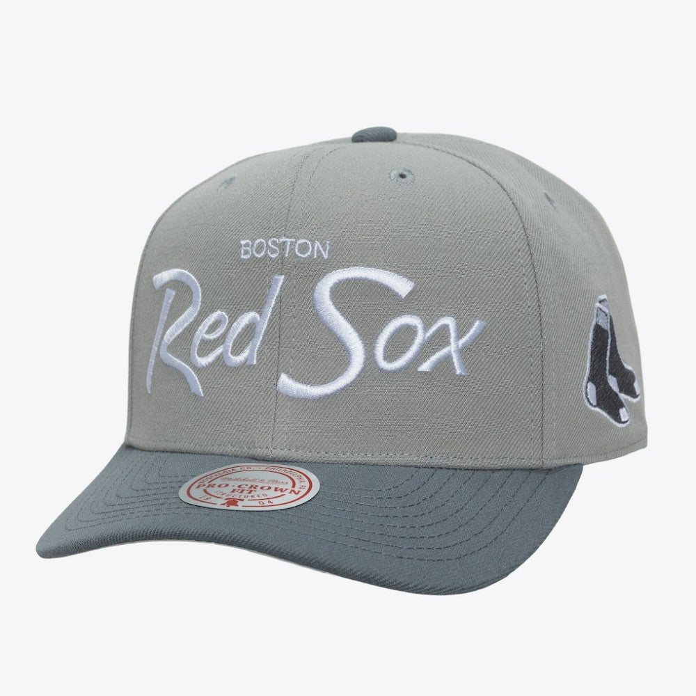 Boston Red Sox Mitchell & Ness Thunderstorm Head Coach Pro-Crown Adjustable Hat Online