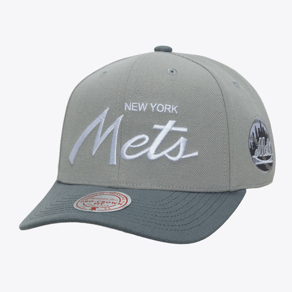 New York Mets Mitchell & Ness Thunderstorm Head Coach Pro-Crown Adjustable Hat Near Me