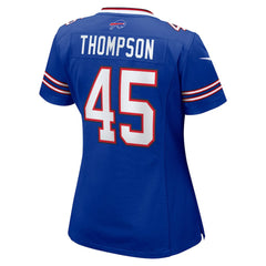 Shaq Thompson Buffalo Bills Women's Team Game Jersey Royal - Nike