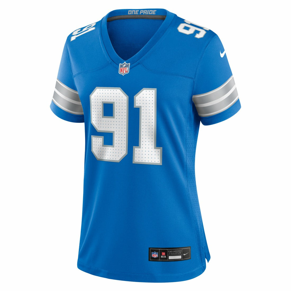 Tyleik Williams Detroit Lions Women's Team Game Jersey Blue - Nike