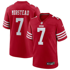 Thomas Morstead San Francisco 49ers Team Game Jersey Scarlet - Nike
