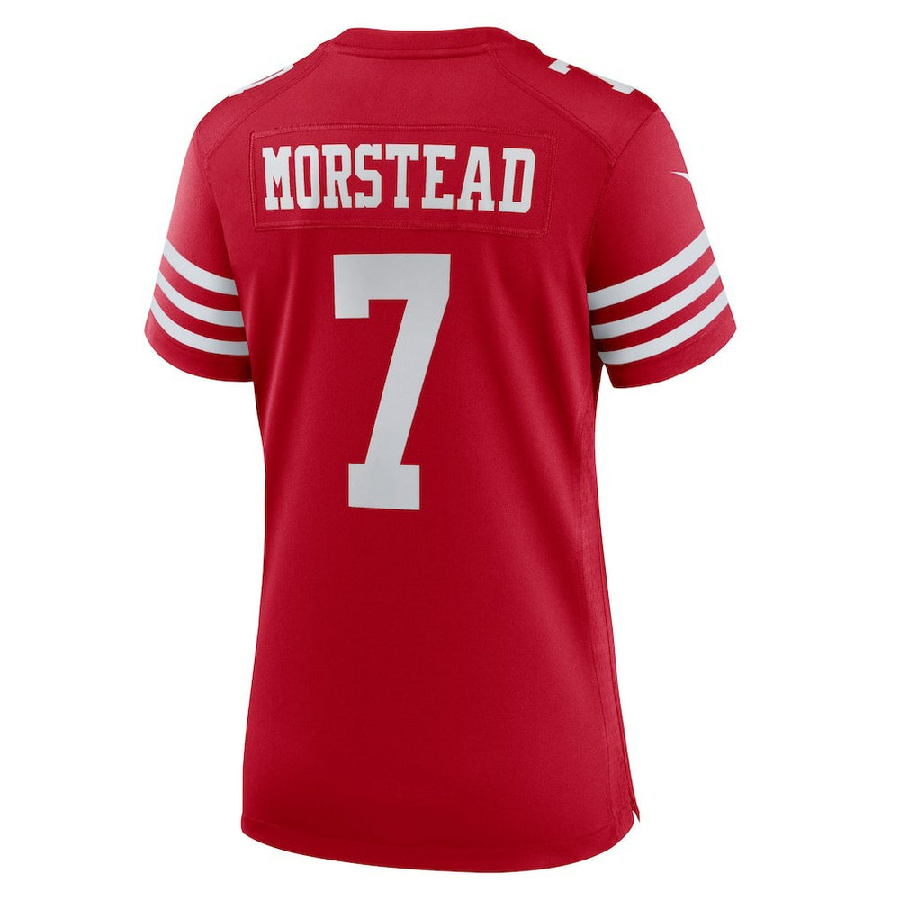 Thomas Morstead San Francisco 49ers Women's Team Game Jersey Scarlet - Nike