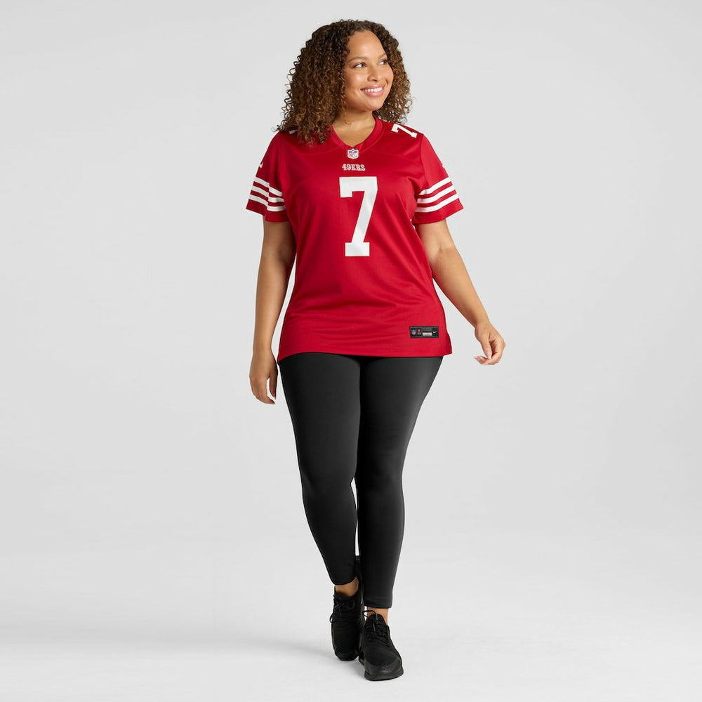 Thomas Morstead San Francisco 49ers Women's Team Game Jersey Scarlet - Nike