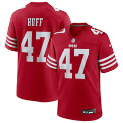 Bryce Huff San Francisco 49ers Team Game Jersey Scarlet - Nike