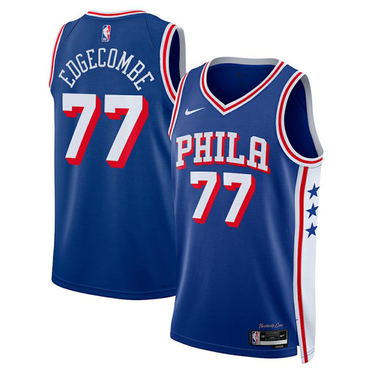 V. J. Edgecombe Philadelphia 76ers Unisex 2025 NBA Draft First Round Pick Swingman Jersey - Icon Edition - Royal | NBA Jerseys