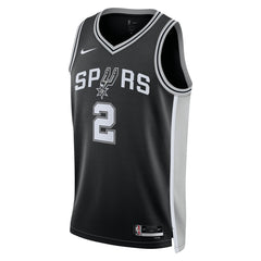 Nike - Dylan Harper San Antonio Spurs Unisex 2025 NBA Draft First Round Pick Swingman Jersey - Icon Edition - Black